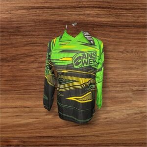 Answer Racing Syncron Tucker Rocky Men Sz M Motocross Green Black Yellow Jersey